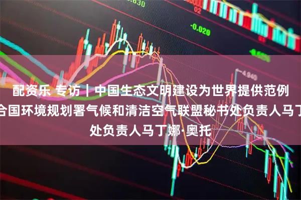 配资乐 专访｜中国生态文明建设为世界提供范例——访联合国环境规划署气候和清洁空气联盟秘书处负责人马丁娜·奥托