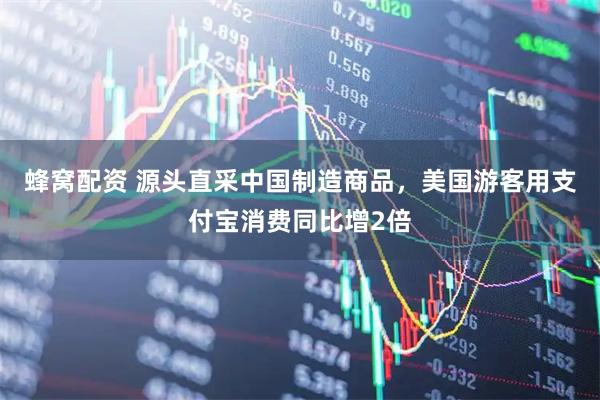 蜂窝配资 源头直采中国制造商品，美国游客用支付宝消费同比增2倍