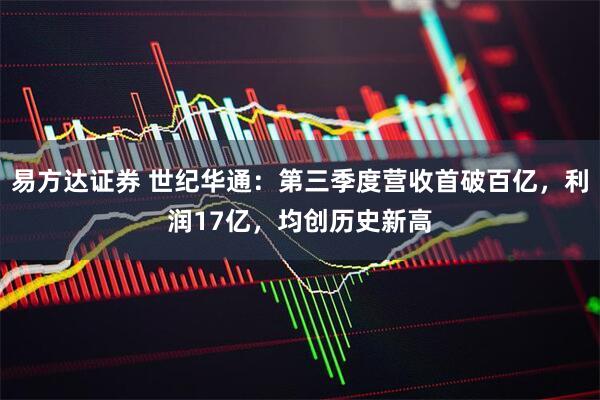 易方达证券 世纪华通：第三季度营收首破百亿，利润17亿，均创历史新高