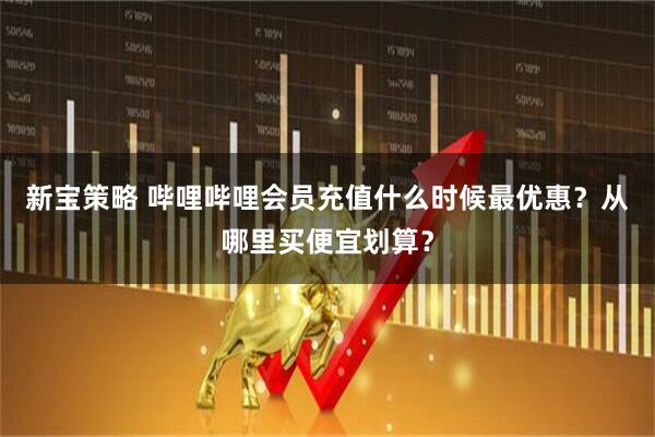 新宝策略 哔哩哔哩会员充值什么时候最优惠？从哪里买便宜划算？