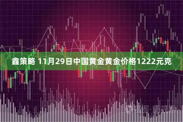 鑫策略 11月29日中国黄金黄金价格1222元克